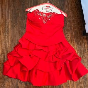 Size 3 Mini Red Dress